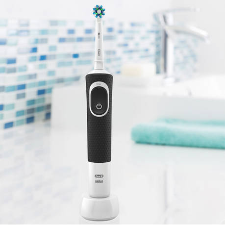 Oral-B Rechargeable Electric Toothbrush - D100 Adult CrossAction - Black