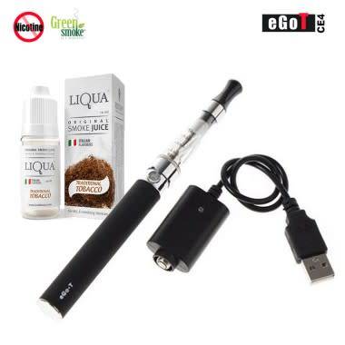 eGo-T CE4 Electronic Cigarette - Slim eCigarette 900 mAh Vape Pen With 1 Liquid