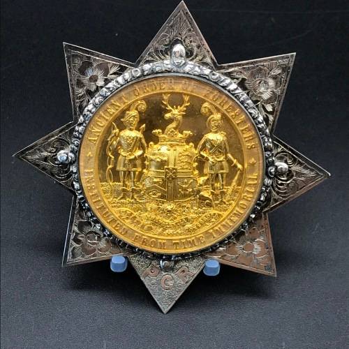 Victorian Silver 'Ancient Order of Foresters' Jewel/Medal (1875)