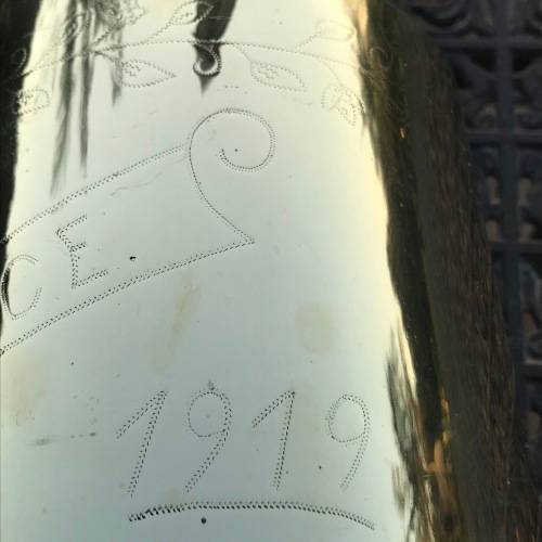 WWI - Large P.O.W./Trench Art Artillery Brass Shell ( Lt. A.N.G. CARSWEL R.F.A. ) (For Ralph)