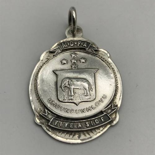 Vintage Solid Silver Pietermaritzburg `M.D.F.A.` Soccer Medal (B. Law)