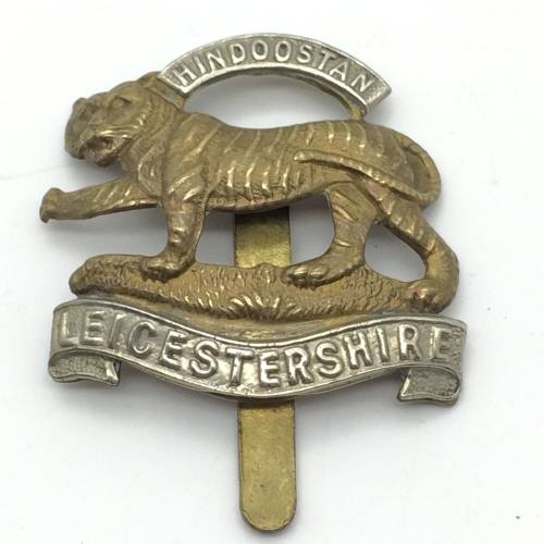 British - `Leicestershire Regiment` Cap Badge