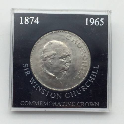 Sir Winston Churchill Commemorative Crown (Cased)