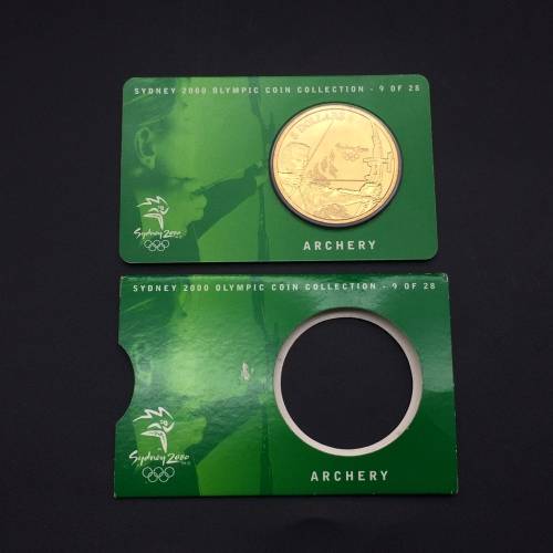 5 Dollar 2000 Sydney Olympics `Archery` Cased Coin