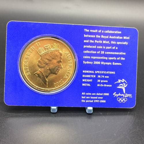 5 Dollar 2000 Sydney Olympics `Athletics` Cased Coin