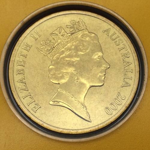 5 Dollar 2000 Sydney Olympics `Gymnastics` Cased Coin