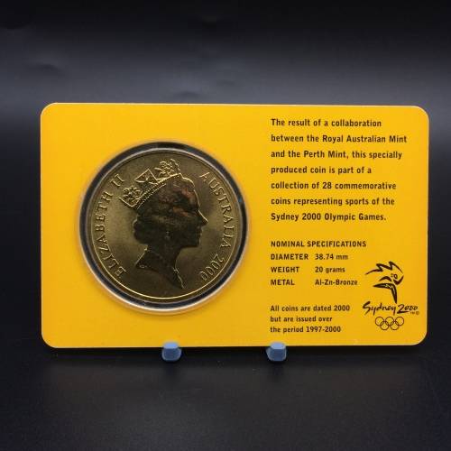 5 Dollar 2000 Sydney Olympics `Gymnastics` Cased Coin