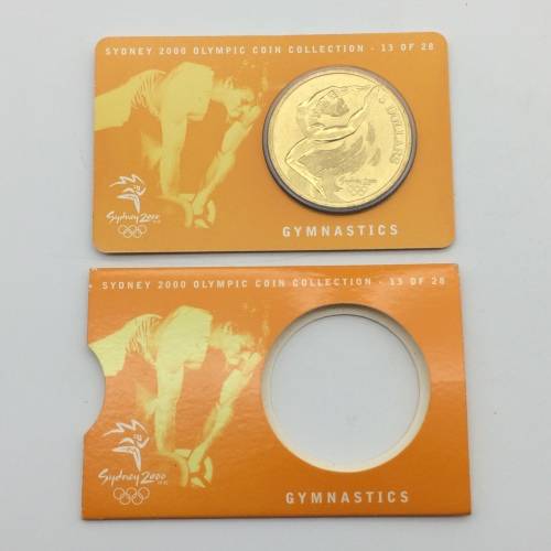 5 Dollar 2000 Sydney Olympics `Gymnastics` Cased Coin