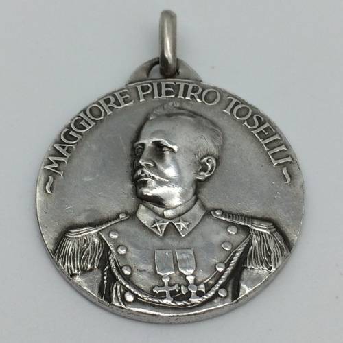 Italian Silver and Enamel `4th Colonial Battalion` War Medal