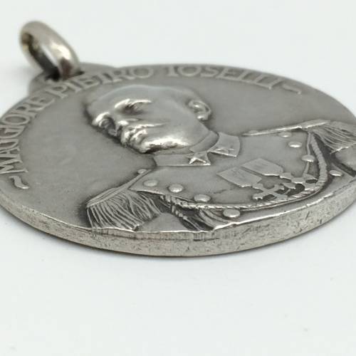 Italian Silver and Enamel `4th Colonial Battalion` War Medal