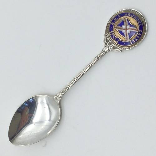 Union Castle Line `R.M.S. ARUNDEL CASTLE` Spoon