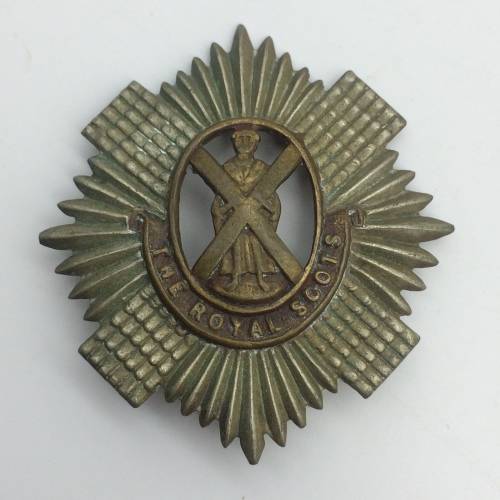 British - `The Royal Scots` Cap Badge