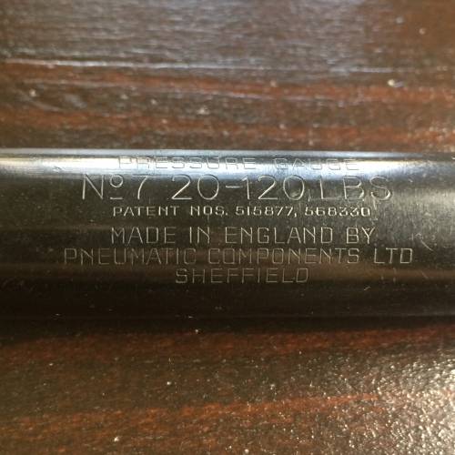 Vintage `PCL Universal Tyre Pressure Gauge` (Boxed)