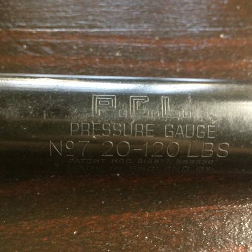 Vintage `PCL Universal Tyre Pressure Gauge` (Boxed)