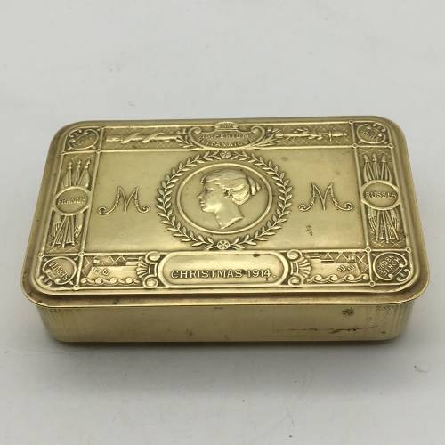 WW1 - Christmas `1914 Princess Mary` Brass Box