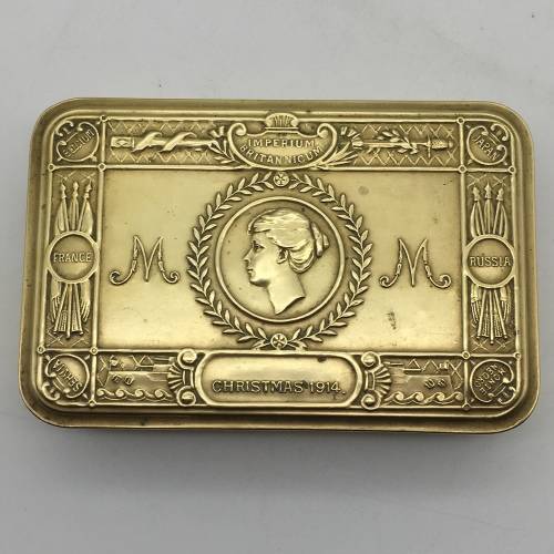 WW1 - Christmas `1914 Princess Mary` Brass Box
