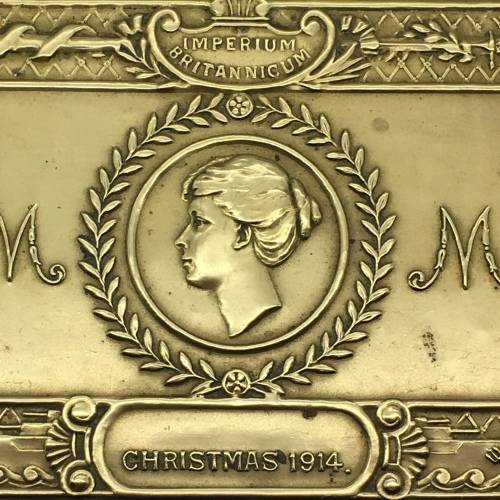 WW1 - Christmas `1914 Princess Mary` Brass Box