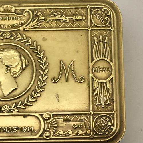 WW1 - Christmas `1914 Princess Mary` Brass Box