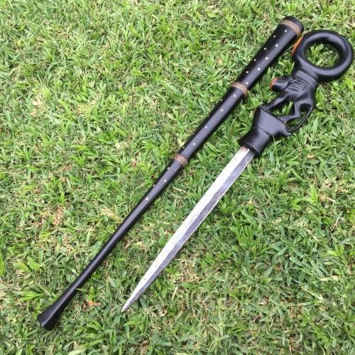 Impressive `Shona Bakatwa` African Dagger/Walking Stick