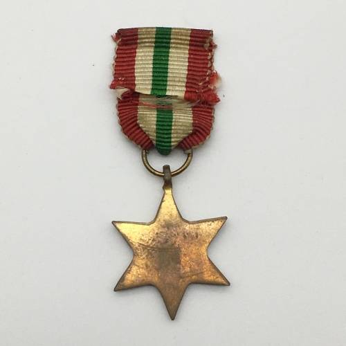 WW2 - The `Italy Star` Miniature Medal