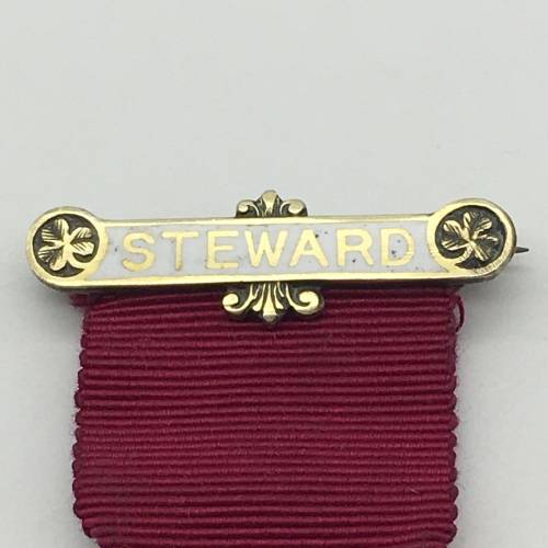 Impressive Solid Silver and Enamel Masonic Medal (1934)