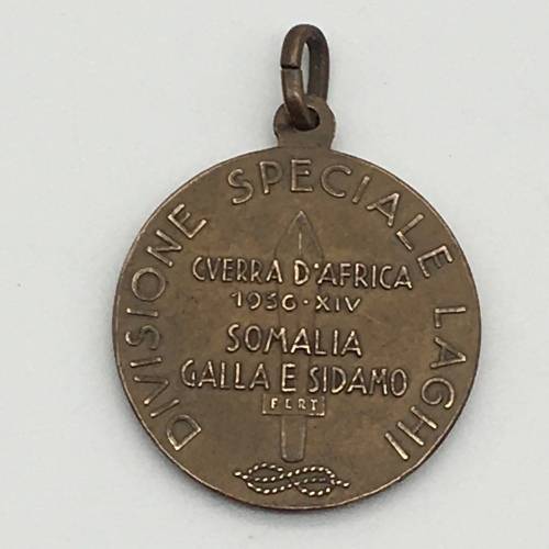 Pre-WW2 Scarce Italian `DIVISIONE SPECIALE LAGHI` Medal