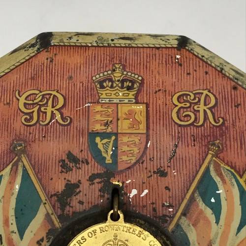 Vintage `King George VI 1937` Coronation Tin with Medallion