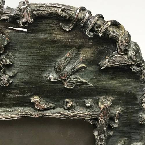 Antique `Cherubs, Birds, Squirrels` Photo Frame