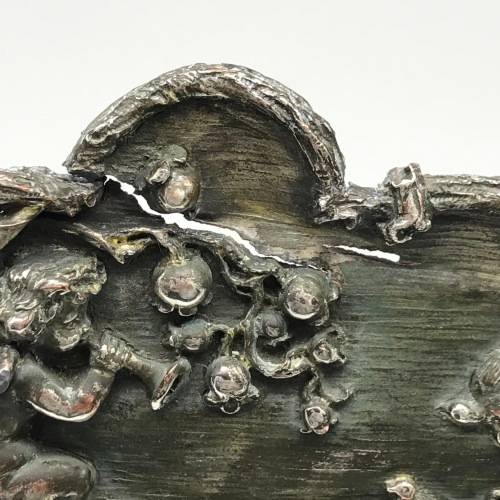 Antique `Cherubs, Birds, Squirrels` Photo Frame