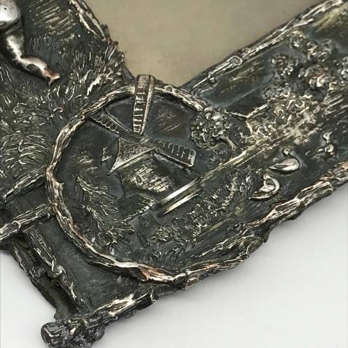 Antique `Cherubs, Birds, Squirrels` Photo Frame