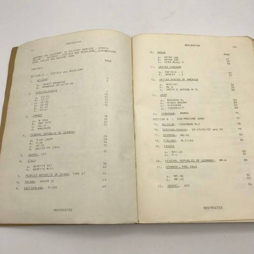 S.A. Border War (Restricted) `Weapons and Equipment` Manuel