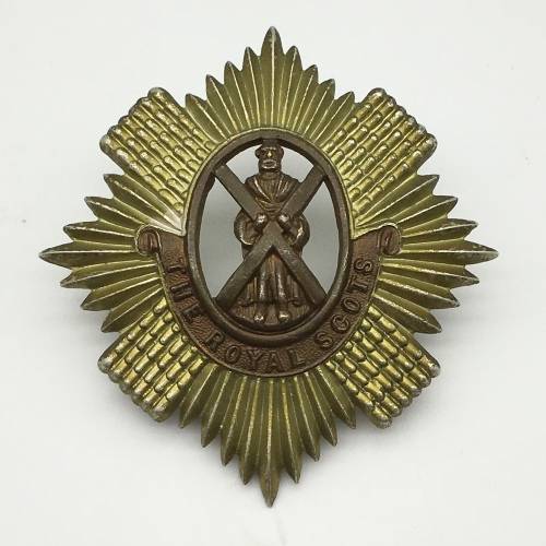 British - `The Royal Scots` Cap Badge