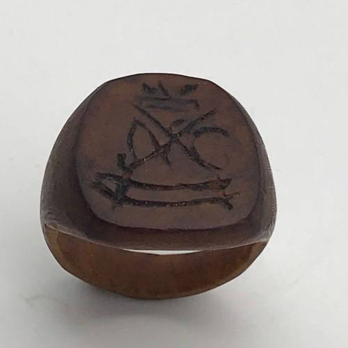 Scarce `POW/Trench Art` Ring (Natal Carbineers)