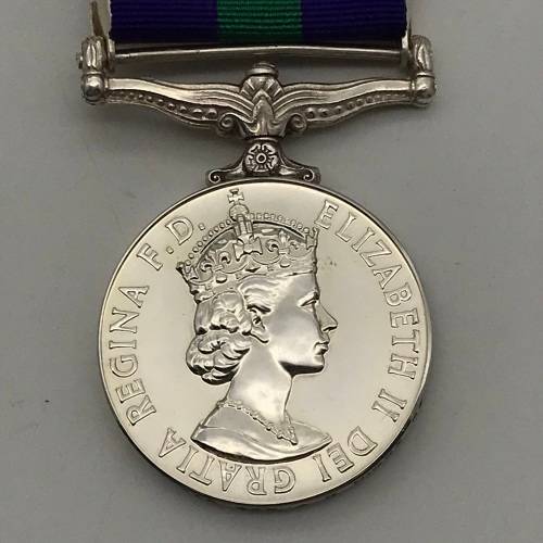 British - G.S. Medal with `CANAL ZONE` Clasp (Royal Engineers)