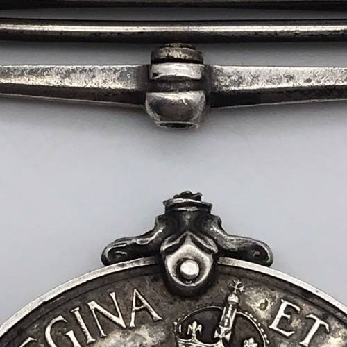 Boer War - Q.S.A. Medal `CIV: FARR: - A.V.D.` (H. JOHNSTON)
