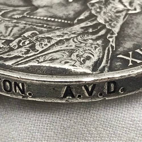 Boer War - Q.S.A. Medal `CIV: FARR: - A.V.D.` (H. JOHNSTON)