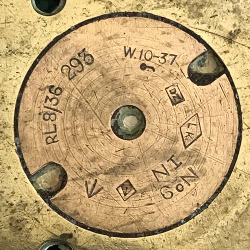 Large WW2 Naval Gun Brass Shell Casing