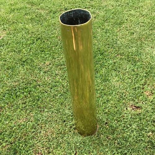 Large WW2 Naval Gun Brass Shell Casing