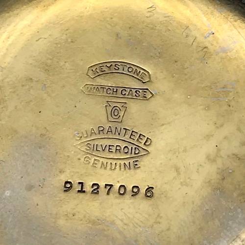 Large `Elgin Railway Antique Pocket Watch