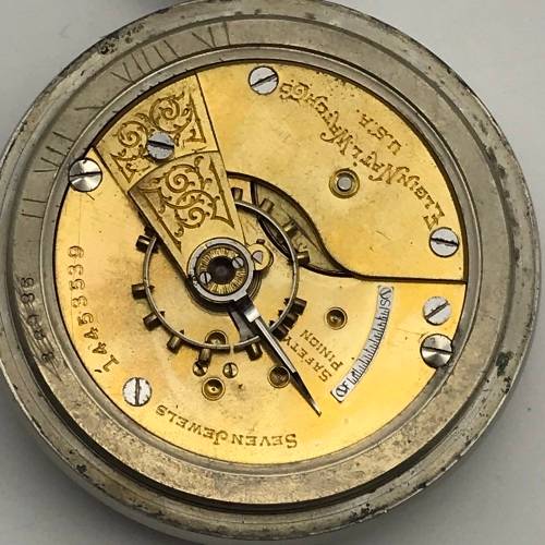 Large `Elgin Railway Antique Pocket Watch