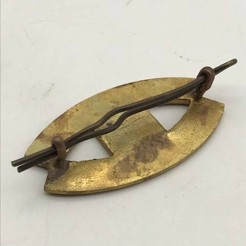 South Africa - Rare `S.A. Signal Service` (R/Engineers) Shoulder Title (1916 - 1918)