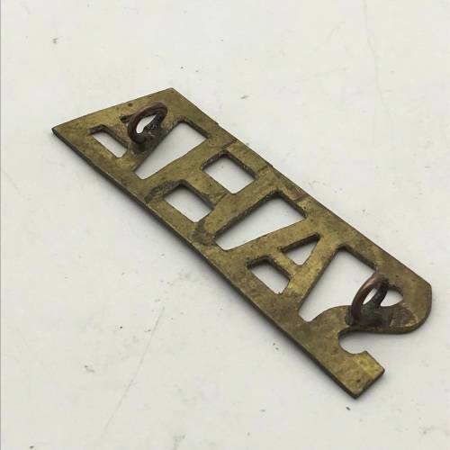 South Africa - WW1 `S.A. Heavy Artillery` (S.A.H.A) Shoulder Title