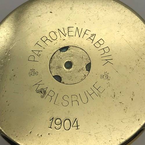 Pair German `1904` Brass Shells