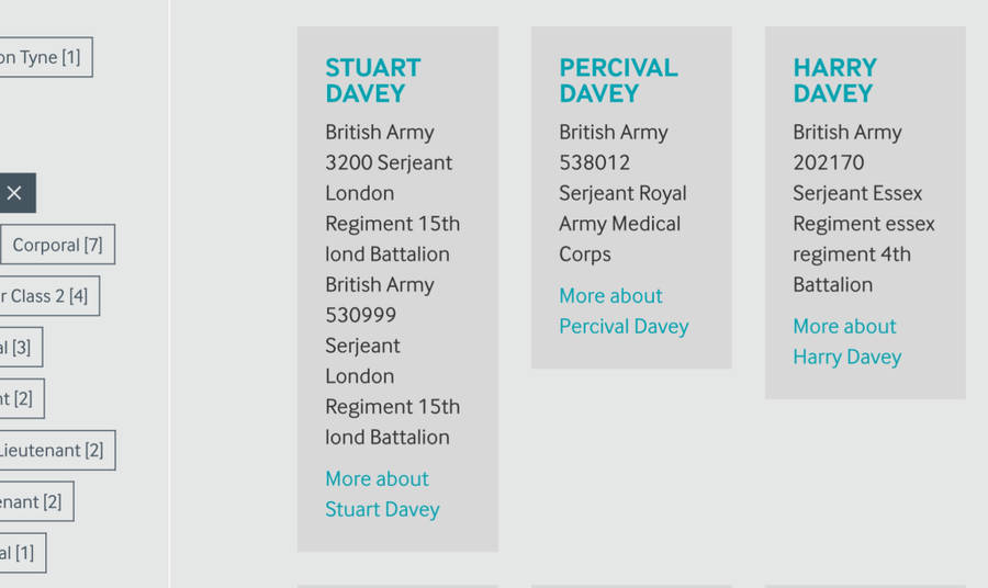 WW1 Medal Pair to `SJT. S. DAVEY` (15 - London Regiment)