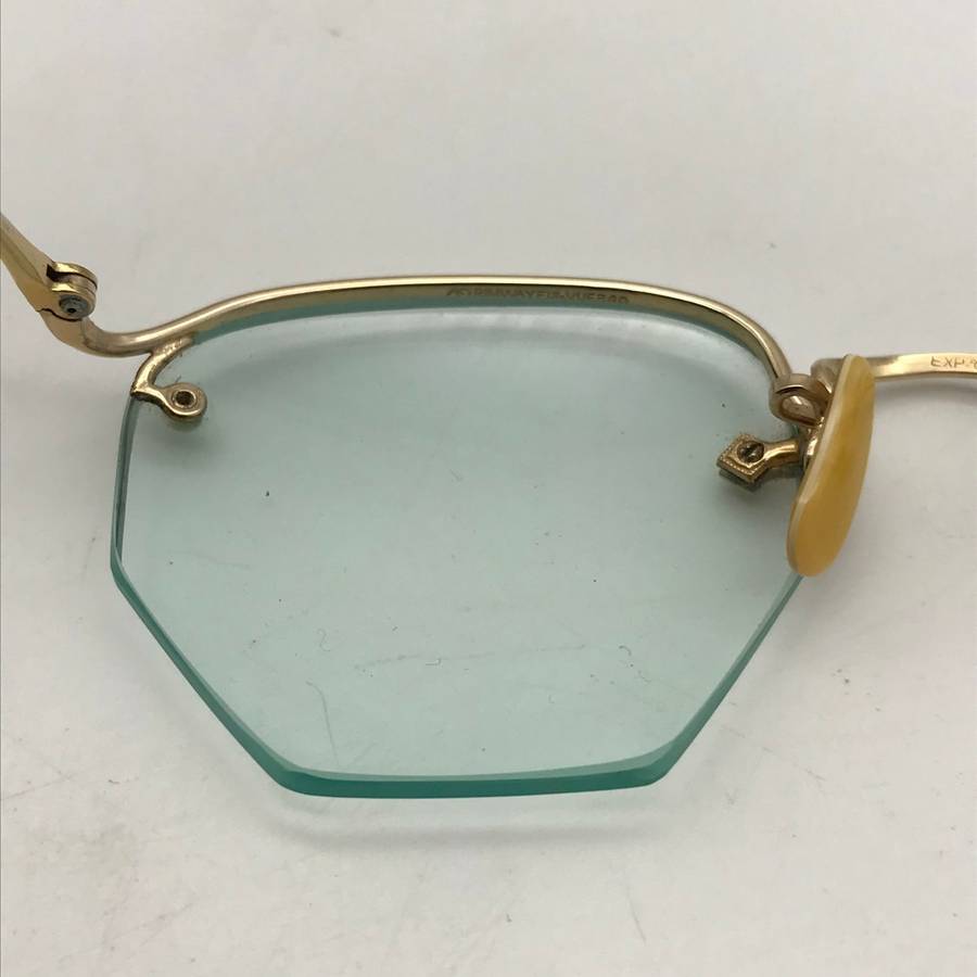 Vintage Retro Gold-Tone Spectacles (Cased)