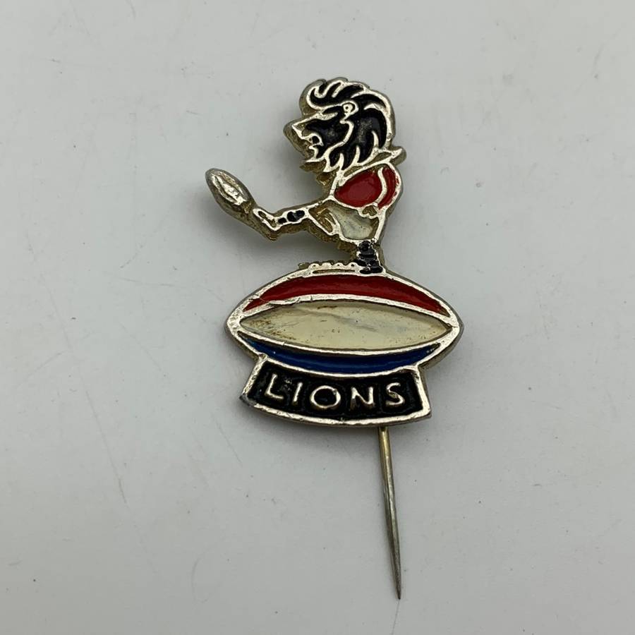 Vintage `Lions` Rugby Pin Badge