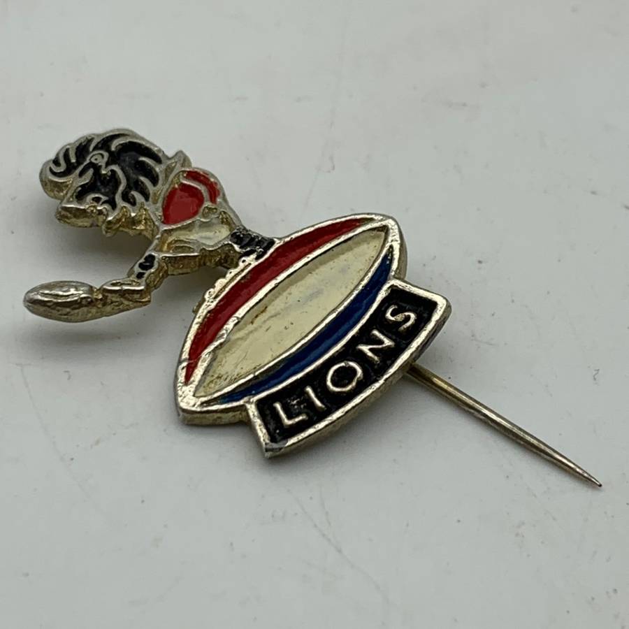 Vintage `Lions` Rugby Pin Badge