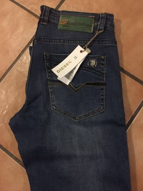 Man Diesel Stretch Jeans Style 8858 Blue Size 32W