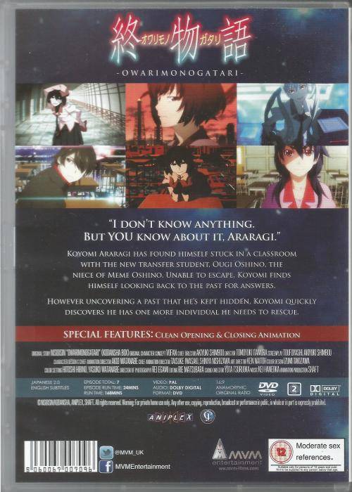 Owarimonogatari Volume One