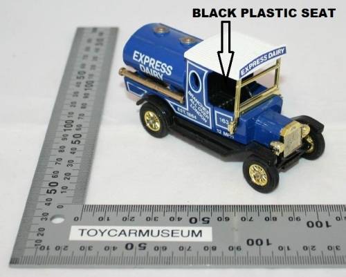 MATCHBOX Models of Yesteryear Y3-4 1912 Ford Model T Tanker Express Diary Variation 1